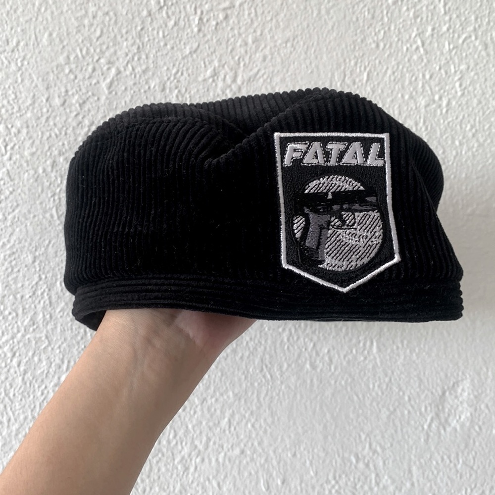 hyein seo corduroy beret hat